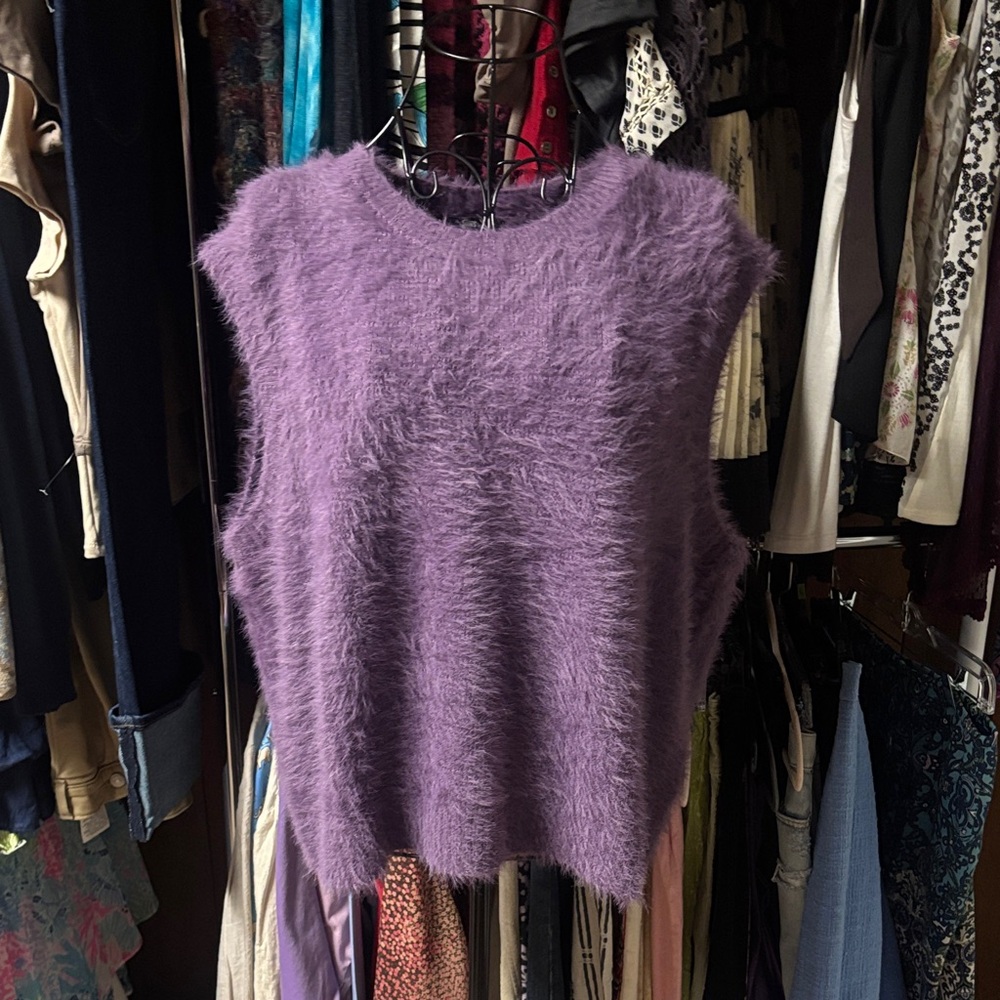 Vans Fuzzy Purple Top